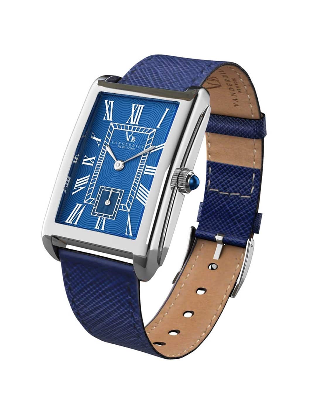 『William  NEWYORK』 Buy Vanderbilt New York 47TS16BLU Time Square Analog Watch for