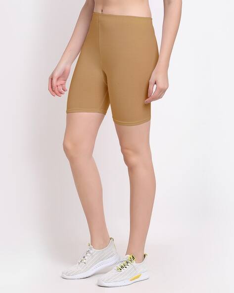 Buy Khaki Shorts for Women by JINFO Online