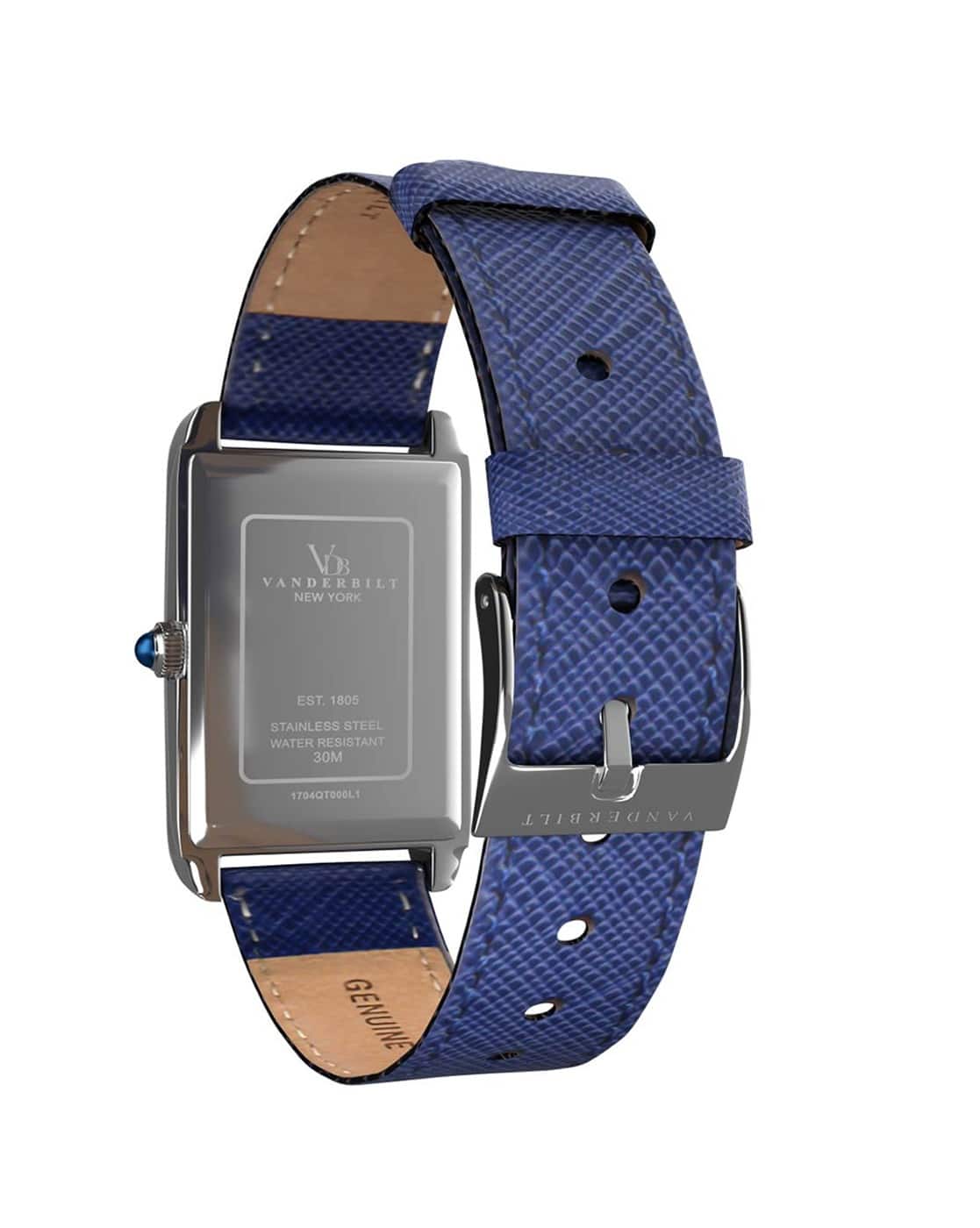『William  NEWYORK』 Buy Vanderbilt New York 47TS16BLU Time Square Analog Watch for