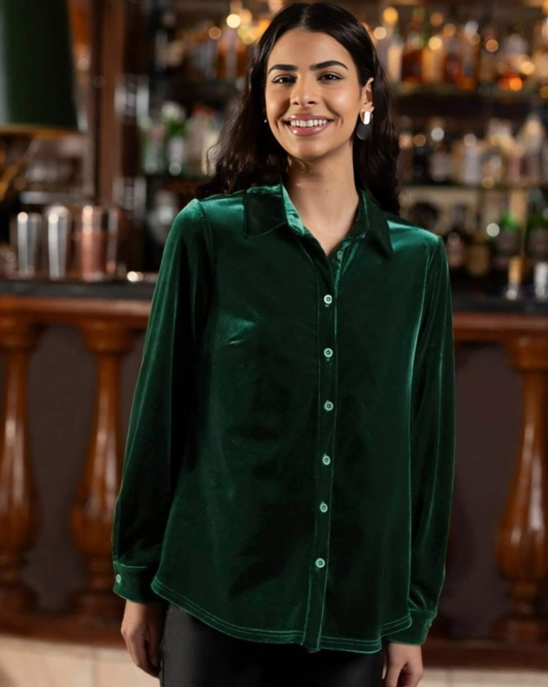 Women Velvet Shirt