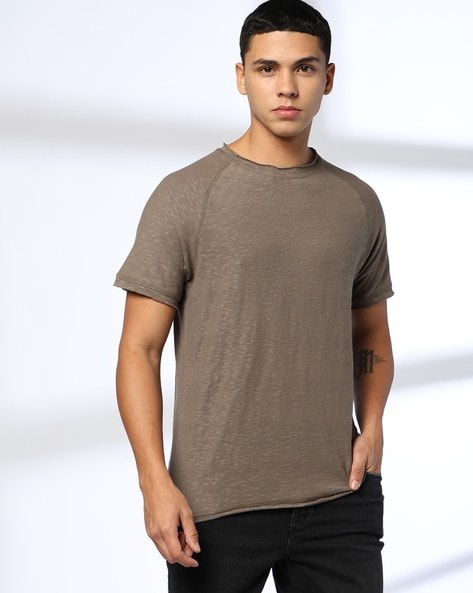 Men Relaxed Fit Crew-Neck T-Shirt