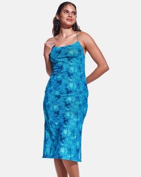 blue short dresses for homecoming Heavenly Host' Sublimation Cut & Sew Dress – Courtenay Tie Dye