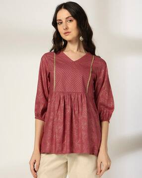 avaasa mixnmatch trends select Women Printed Regular Fit Tunic-picture-31