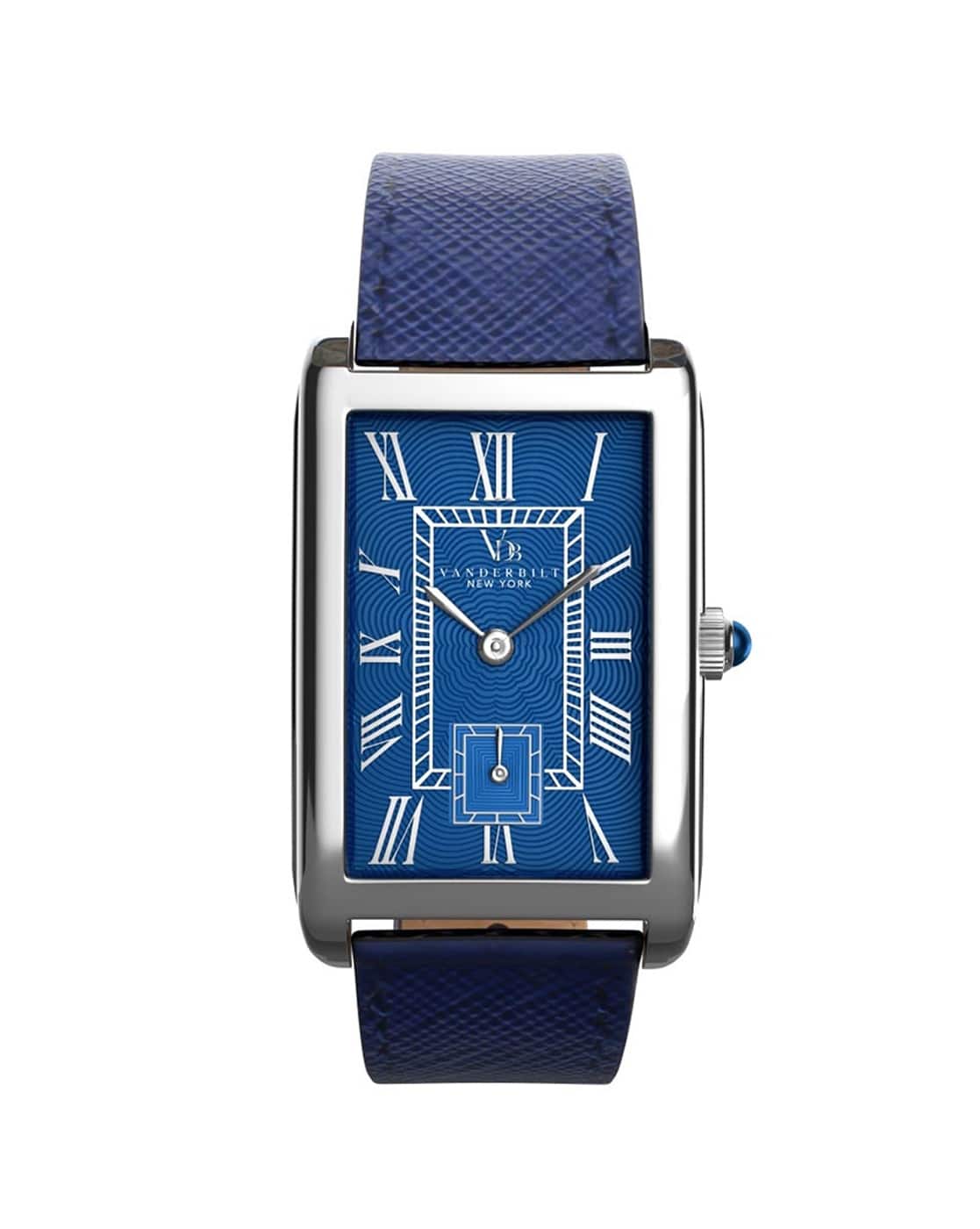 『William  NEWYORK』 Buy Vanderbilt New York 47TS16BLU Time Square Analog Watch for