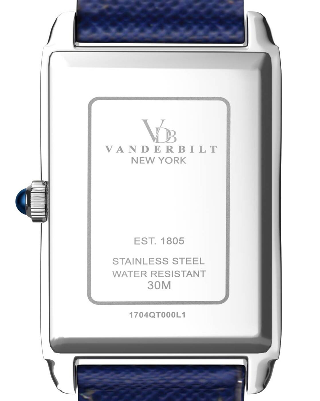 『William  NEWYORK』 Buy Vanderbilt New York 47TS16BLU Time Square Analog Watch for