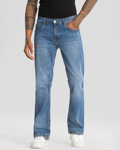 Men Mid-Rise Bootcut Jeans