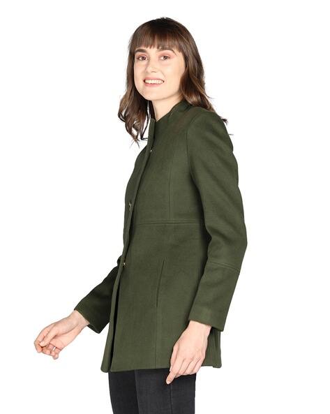 todayful*wool over coat olive todayful*wool over coat olive