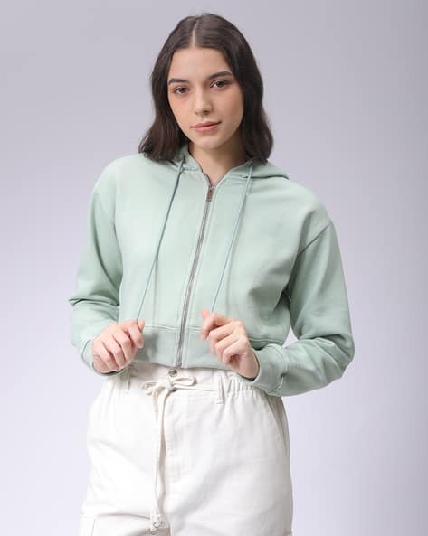 Buy FREEHAND Women Relaxed Fit Zip-Front C Online | Ajio.com