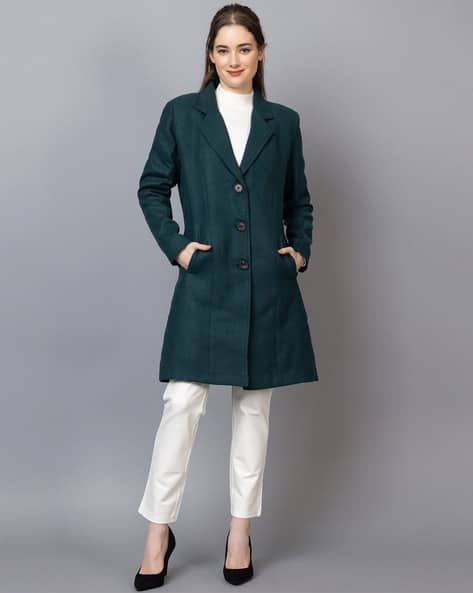 Buy BottleGreen Jackets Coats for Women by Dlanxa Online