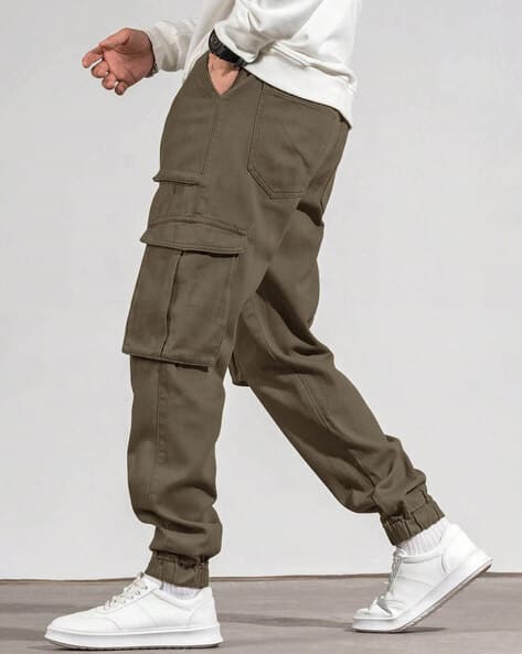 Price History of Noble Monk Men Relaxed Fit Cargo For Men (Brown