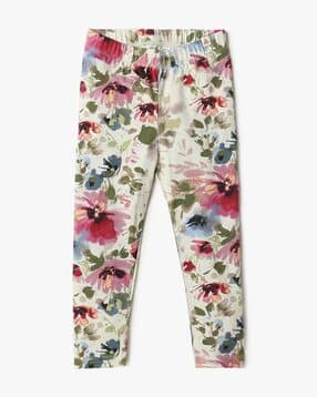 gap kids Floral Printed Mid-Rise Leggings-picture-38