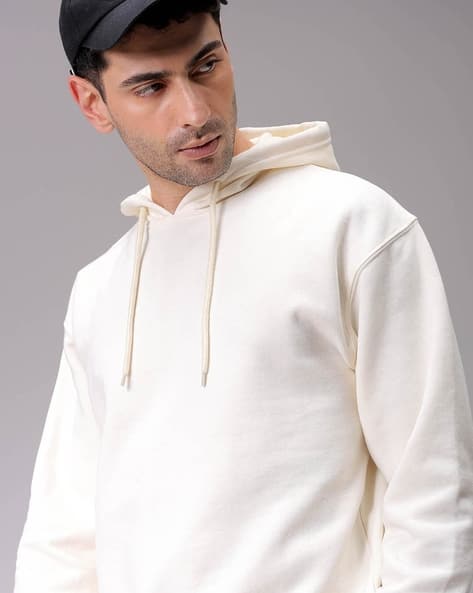 Buy Chalk Off-White Sweatshirt Hoodies for Men by The Indian