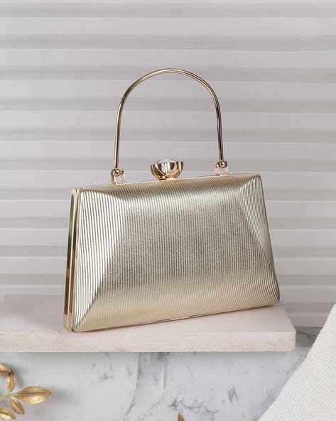 Buy Gold Clutches Wristlets for Women by Mochi Online
