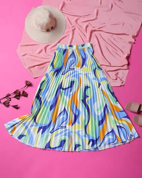 Buy Aqua Skirts for Women by OTABU Online | Ajio.com