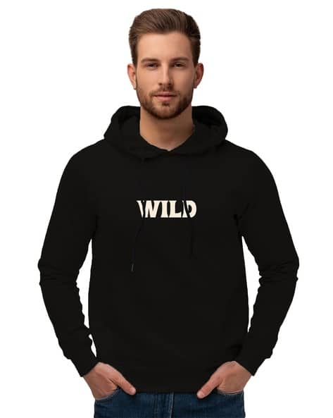 Buy Black Sweatshirt Hoodies for Men by TEDERICH Online