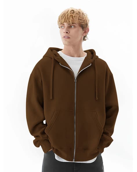 Buy Brown Sweatshirt & Hoodies for Men by MANIAC Online | Ajio.com