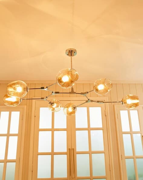 Buy Home Centre Melody Shellacs Glass Pendant Lamp Hanging Lights