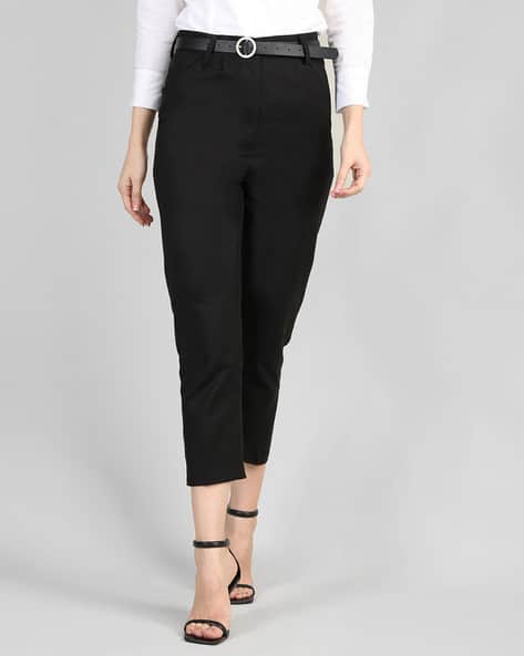 Women Ankle Length Relaxed Fit Pants