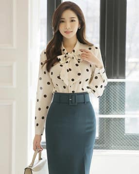 gg style Women Self-design Doted Print Long Sleeve Top-picture-29