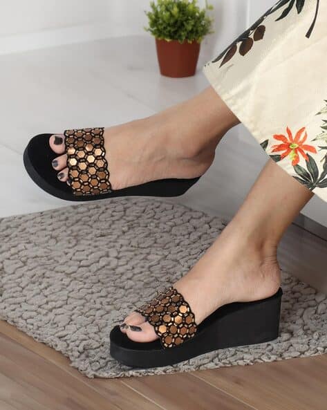 Women Wedges With Synthetic Upper