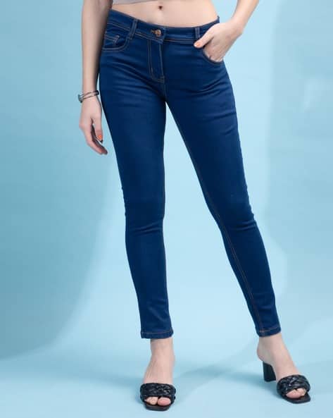 Women Mid Rise Skinny Jeans