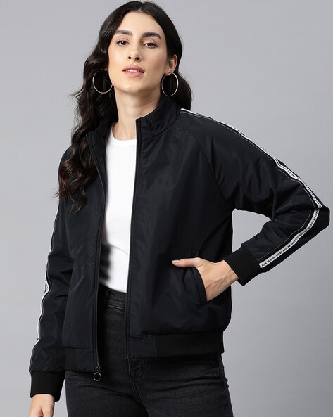 Women Regular Fit Bombers Jacket