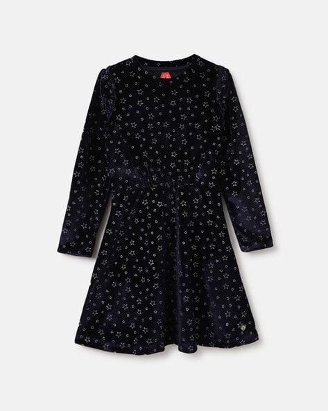 Buy Navy Dresses & Frocks for Girls by Blue Giraffe Online