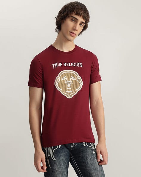 True Religion Shirt Men Buy TRUE RELIGION Man Logo Regular Fit T