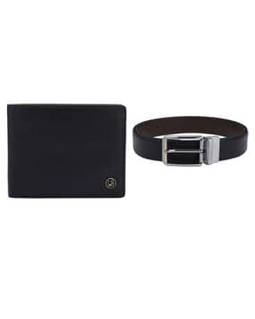 da milano Men Leather Bi-Fold Wallet with Belt-picture-18