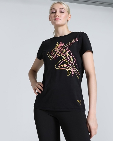 Puma Women Crew-Neck T-shirt