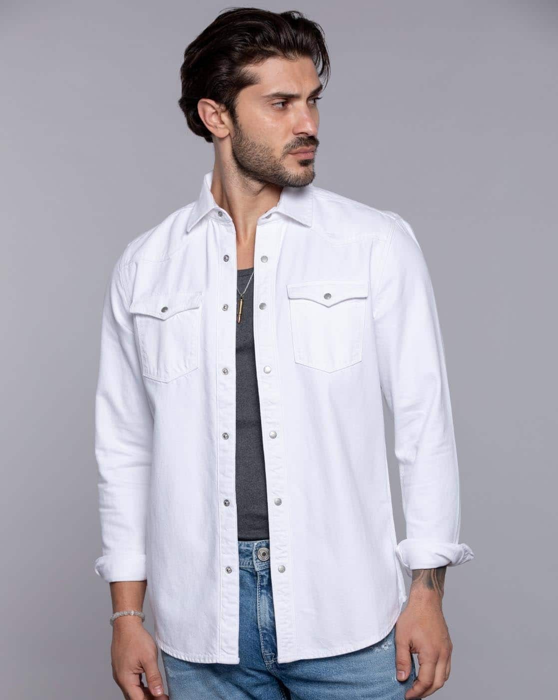 【deres / デレス】6way sleeve shirt ホワイト -1117Wx1400H-700684680-white-