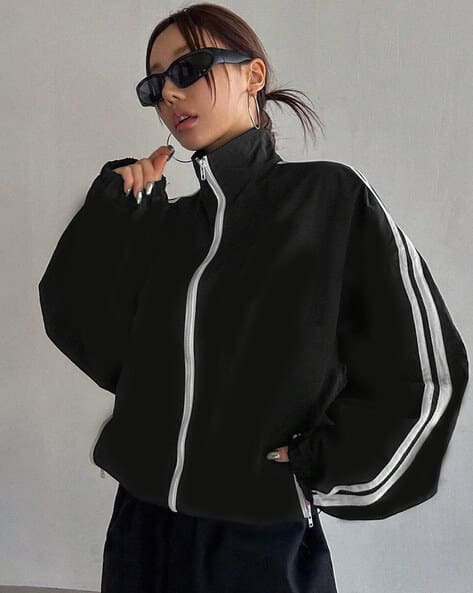 Buy Black Jackets & Coats for Women by THE FASHION HUB Online