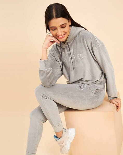Regular Fit Hoodie with Trackpants Set