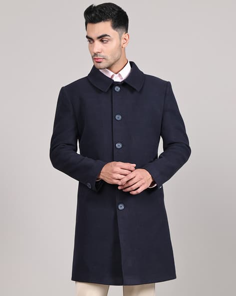 Man Regular Fit Trench Coat