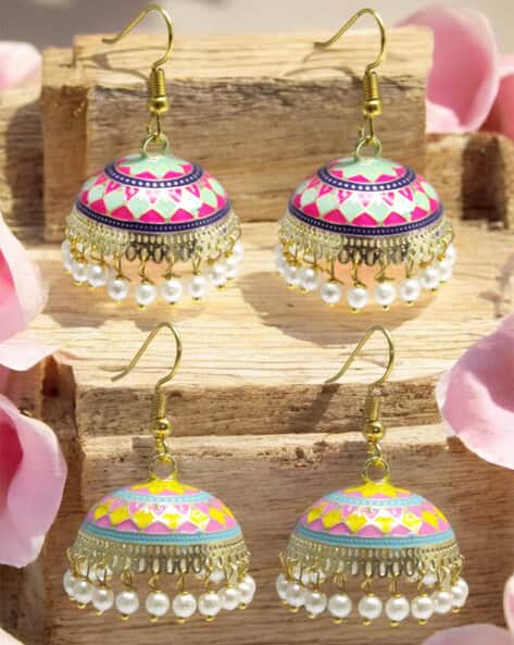 Buy Multicoloured Earrings for Women by OOMPH Online