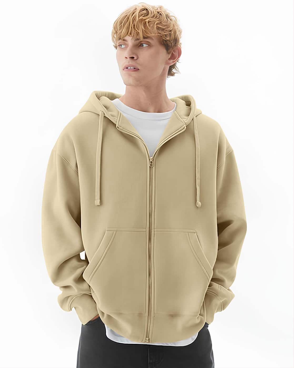Buy Beige Sweatshirt & Hoodies for Men by MANIAC Online | Ajio.com
