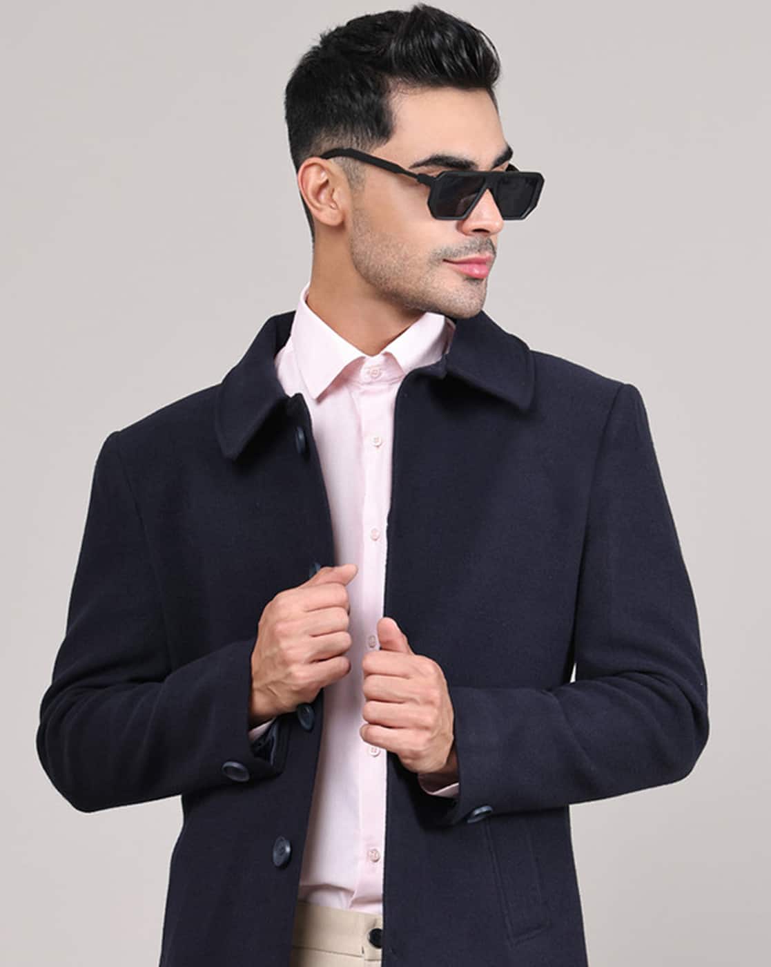 Buy Navy Jackets & Coats for Men by House Of Vedas Online | Ajio.com