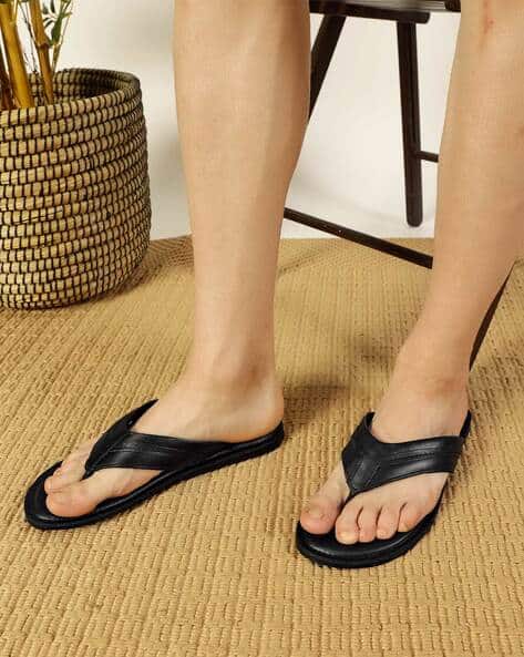 Buy Black Flip Flop Slippers for Men by 99 CRAFTS Online