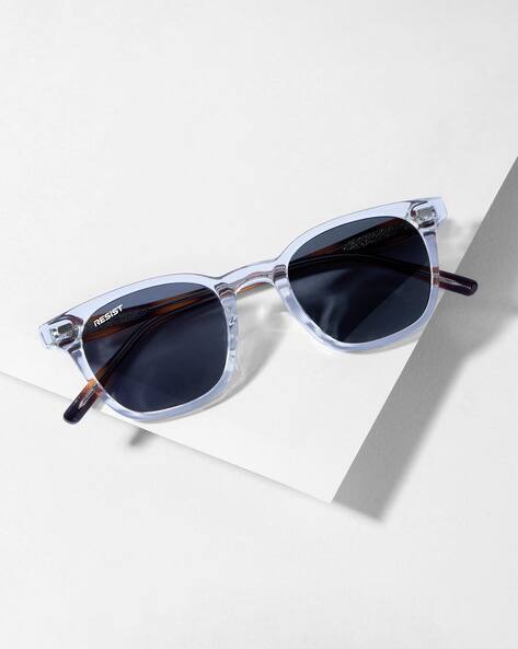 Resist Eyewear Unisex UV-Protected Wayfarers-FLIGHT WHITE TG B1