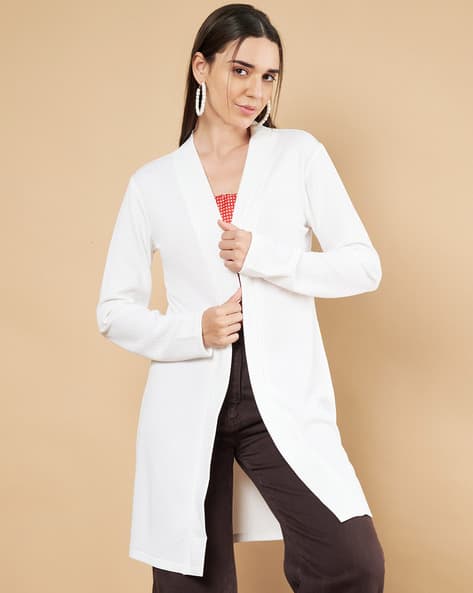 Buy White Shrugs Jackets for Women by FBELLA Online