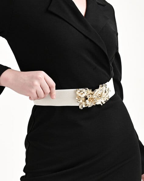 Buy Off White Belts for Women by Kazo Online