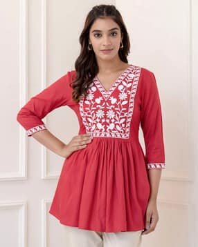 gulmohar jaipur Women Regular FitTop-picture-42