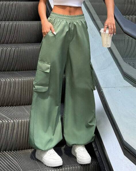 Buy Next One Women High-Rise Baggy Fit Par Online | Ajio.com