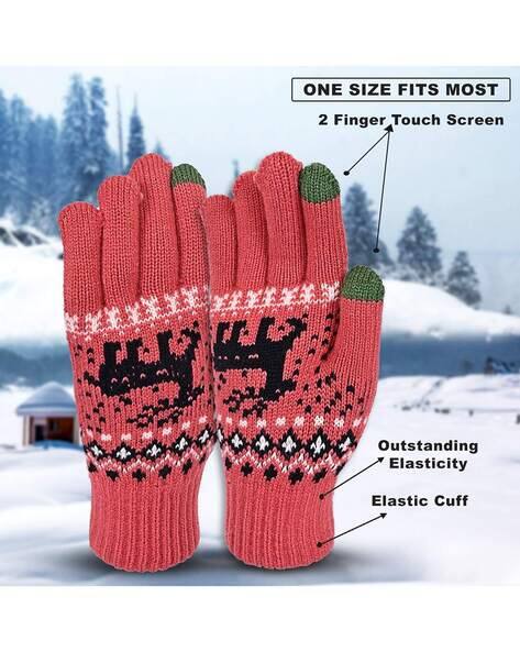 EKM-AUTOGENERATED]Red Winter Gloves - Forsters School