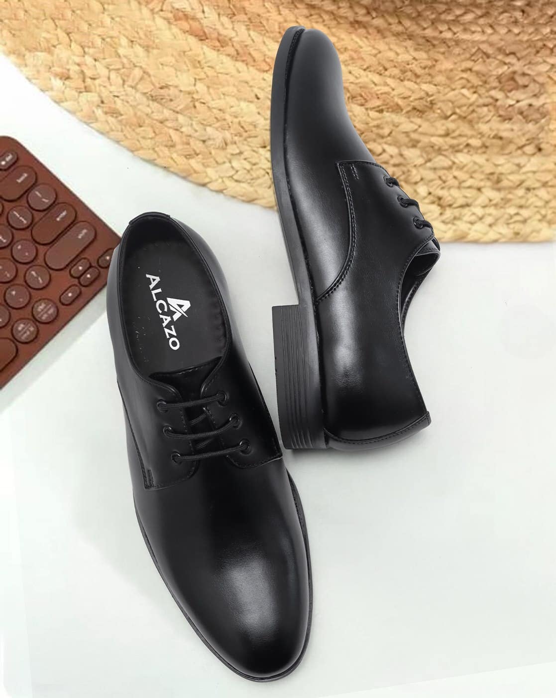 Buy Black Formal Shoes for Men by ALCAZO Online | Ajio.com