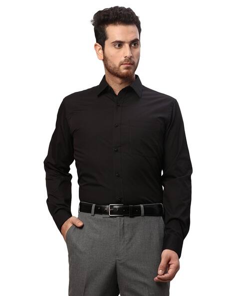 RAYMOND Men Slim Fit Shirt with Patch Pocket