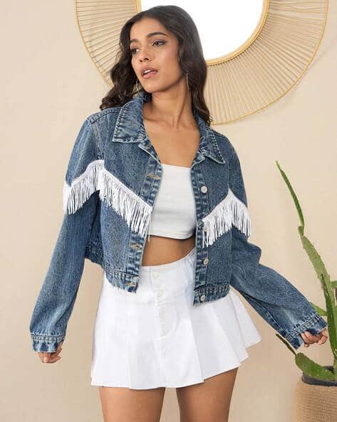 Buy Blue Jackets Coats for Women by STYLESTONE Online