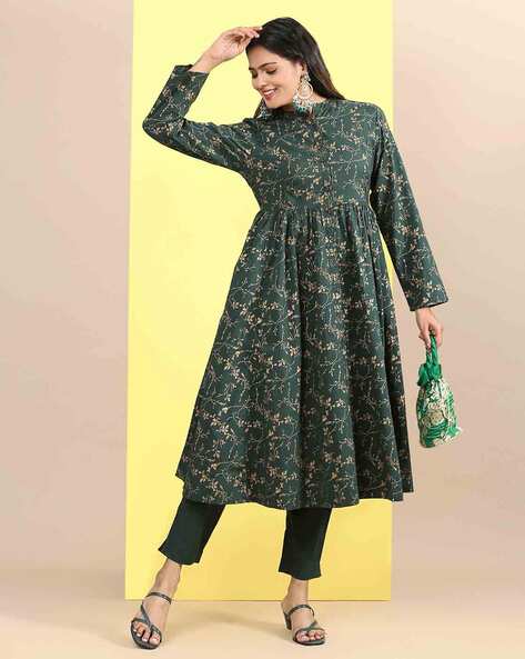 Women Floral Print Kurta Set