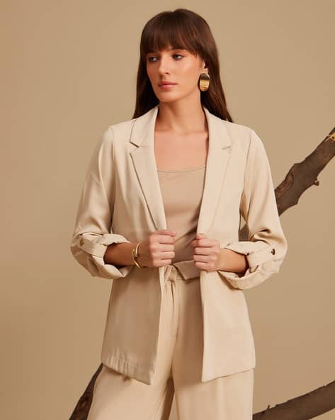 Buy Beige Blazers & Waistcoats for Women by H&M Online | Ajio.com