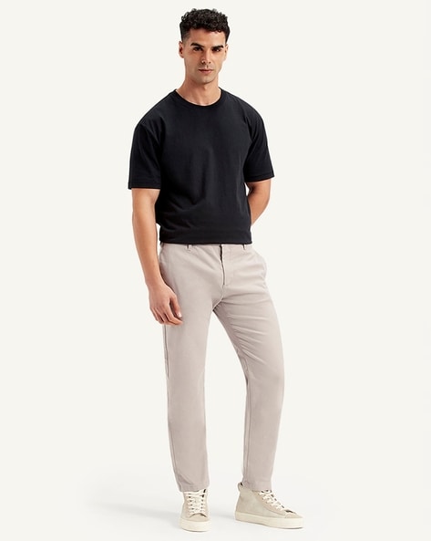 Levis Men Tapered Fit Flat-Front Chinos